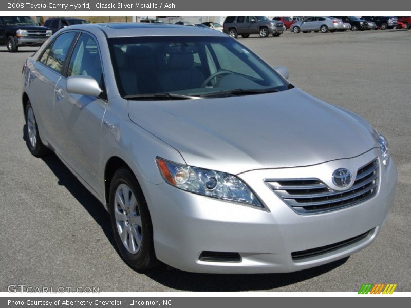 Classic Silver Metallic / Ash 2008 Toyota Camry Hybrid