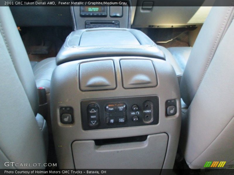 Pewter Metallic / Graphite/Medium Gray 2001 GMC Yukon Denali AWD