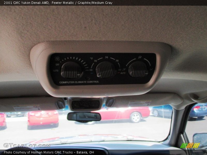 Pewter Metallic / Graphite/Medium Gray 2001 GMC Yukon Denali AWD