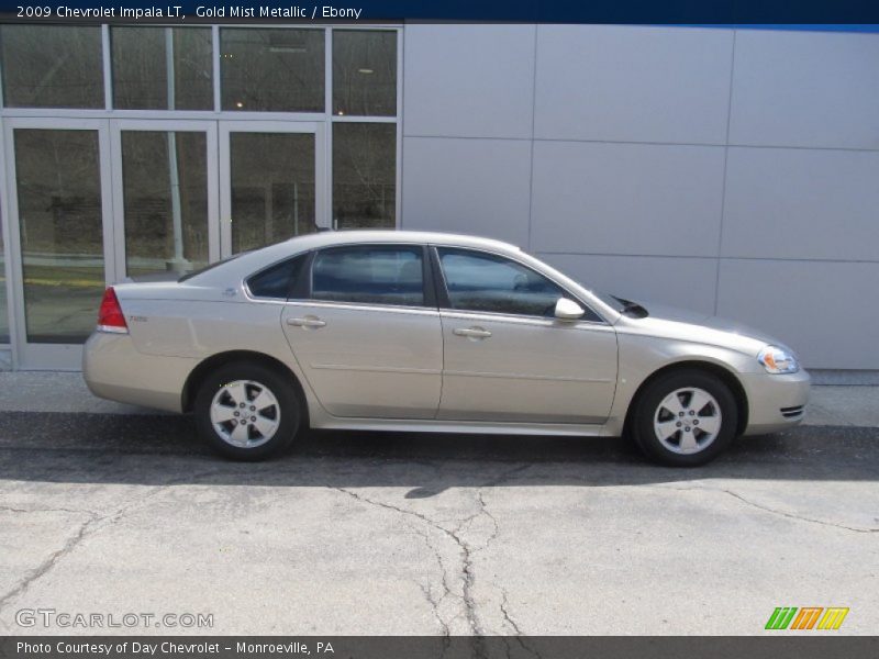 Gold Mist Metallic / Ebony 2009 Chevrolet Impala LT