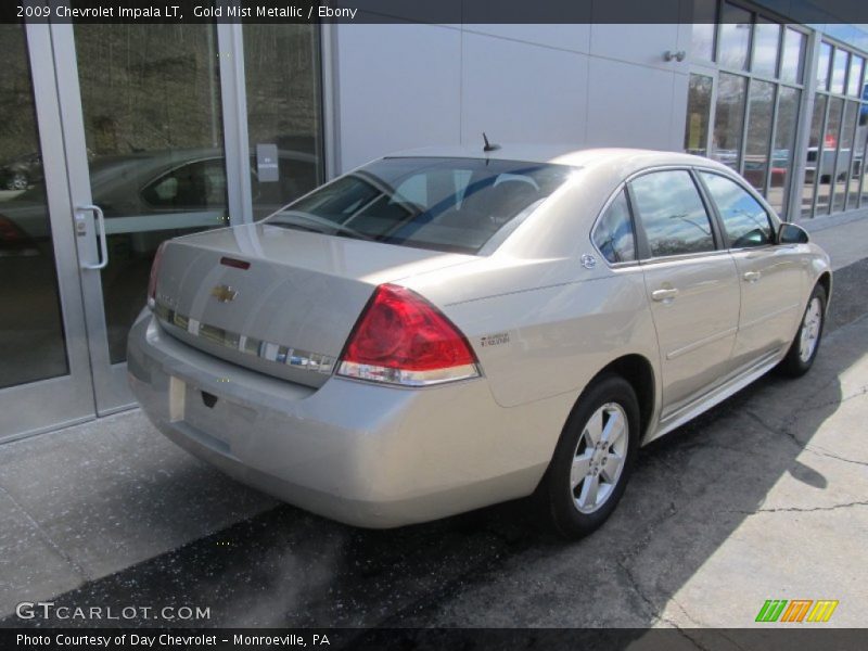 Gold Mist Metallic / Ebony 2009 Chevrolet Impala LT