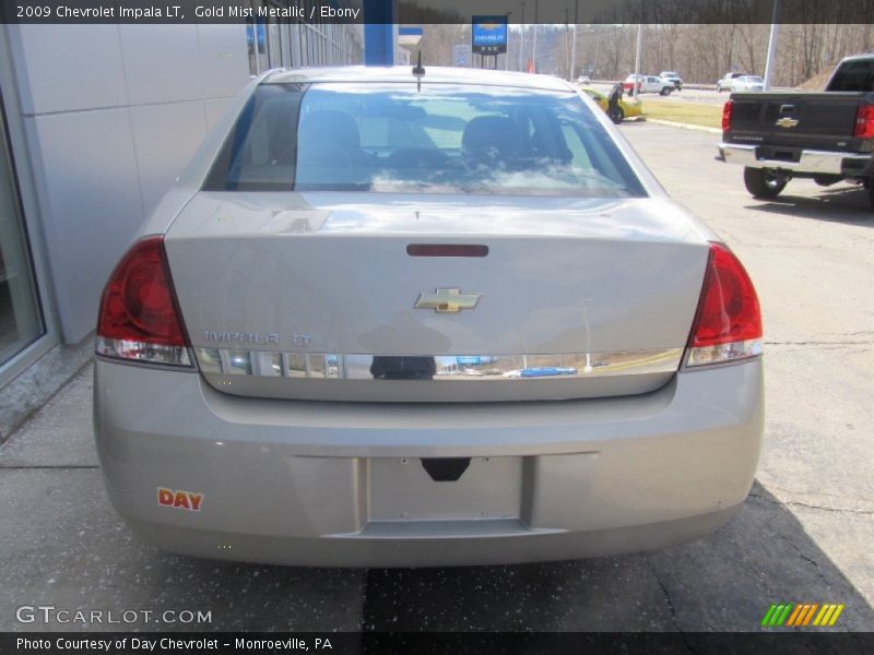 Gold Mist Metallic / Ebony 2009 Chevrolet Impala LT