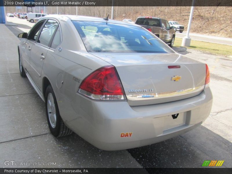 Gold Mist Metallic / Ebony 2009 Chevrolet Impala LT