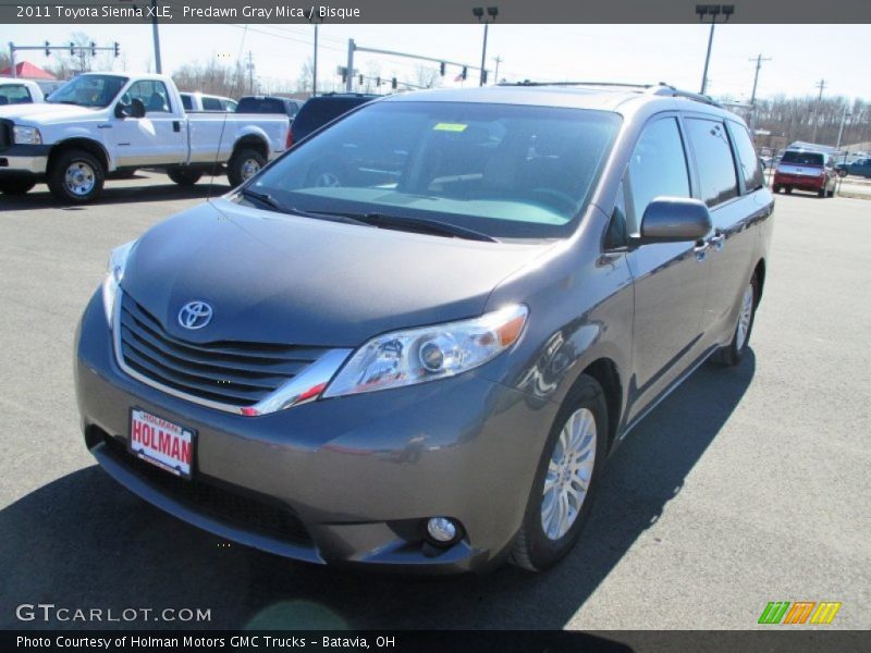 Predawn Gray Mica / Bisque 2011 Toyota Sienna XLE
