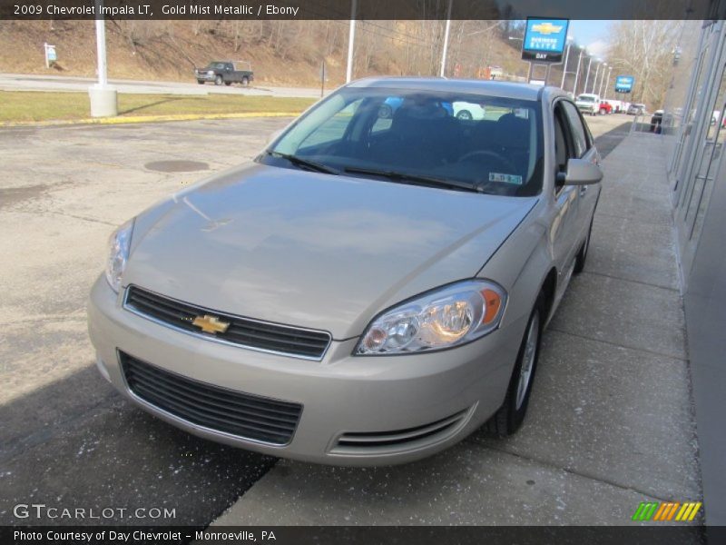 Gold Mist Metallic / Ebony 2009 Chevrolet Impala LT
