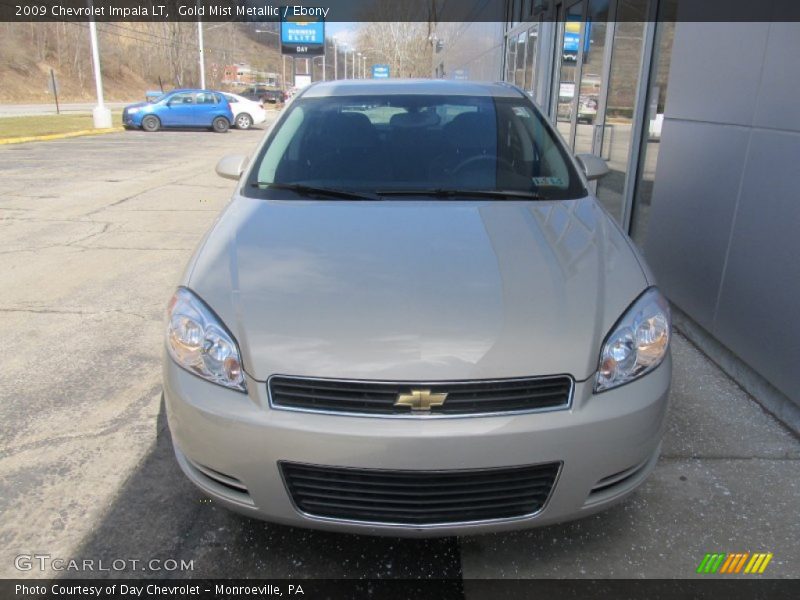 Gold Mist Metallic / Ebony 2009 Chevrolet Impala LT