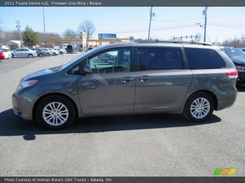 Predawn Gray Mica / Bisque 2011 Toyota Sienna XLE