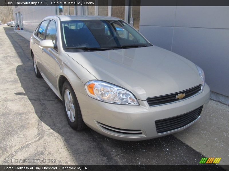 Gold Mist Metallic / Ebony 2009 Chevrolet Impala LT