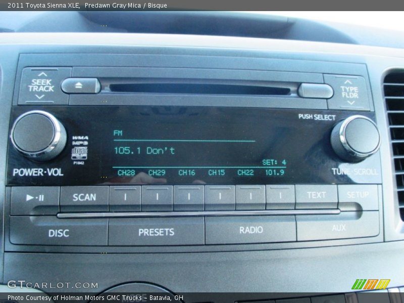 Predawn Gray Mica / Bisque 2011 Toyota Sienna XLE