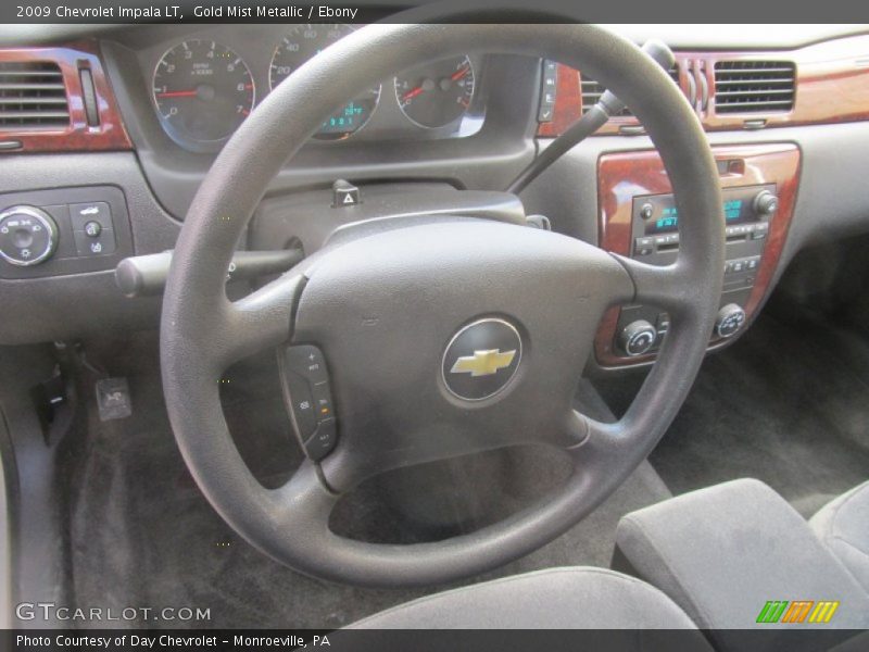 Gold Mist Metallic / Ebony 2009 Chevrolet Impala LT