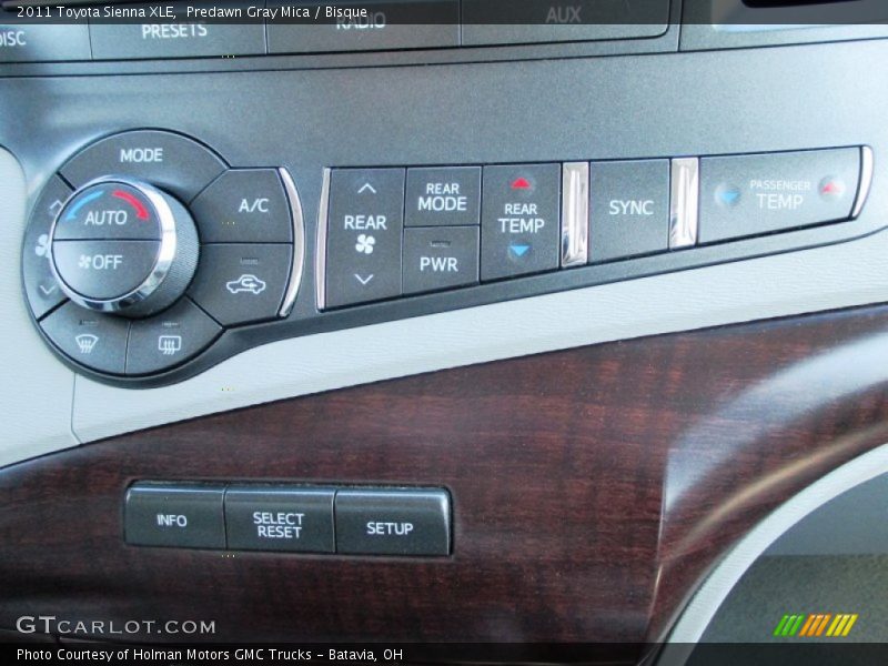 Predawn Gray Mica / Bisque 2011 Toyota Sienna XLE