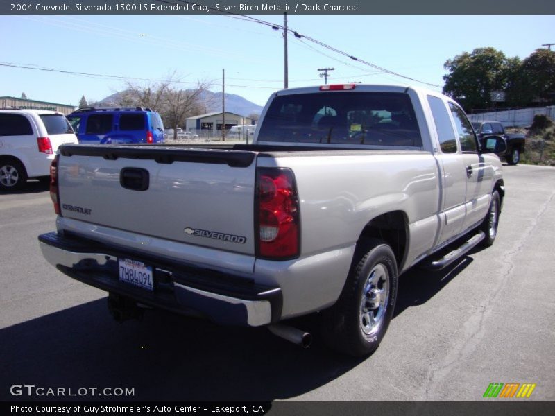 Silver Birch Metallic / Dark Charcoal 2004 Chevrolet Silverado 1500 LS Extended Cab