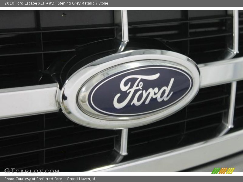 Sterling Grey Metallic / Stone 2010 Ford Escape XLT 4WD