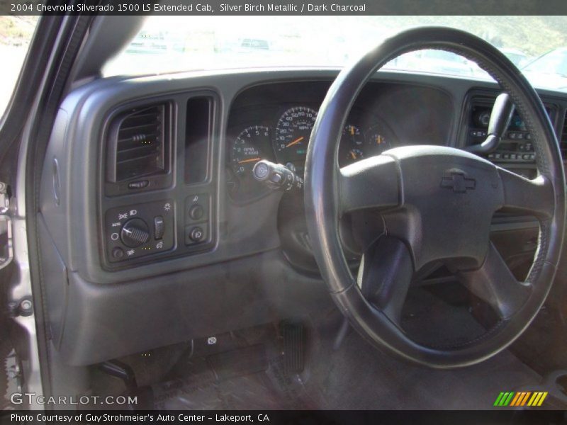 Silver Birch Metallic / Dark Charcoal 2004 Chevrolet Silverado 1500 LS Extended Cab