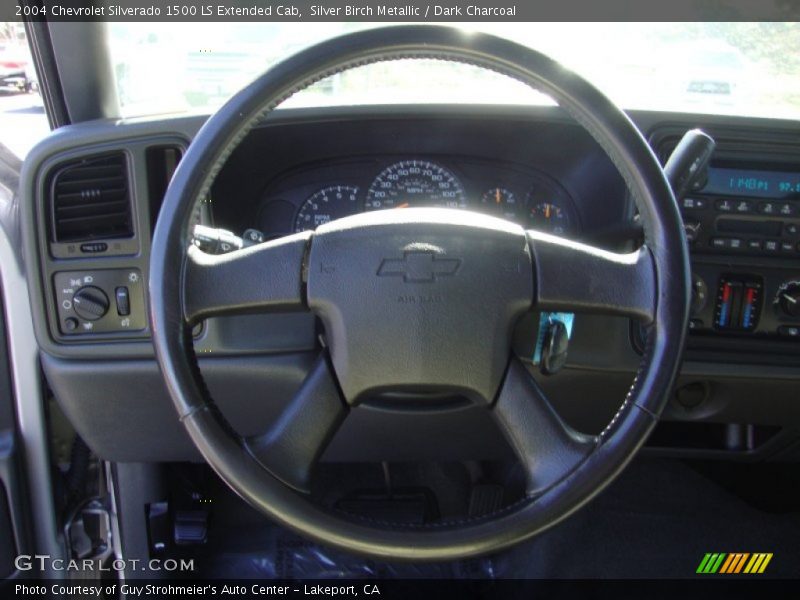 Silver Birch Metallic / Dark Charcoal 2004 Chevrolet Silverado 1500 LS Extended Cab