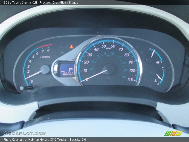 Predawn Gray Mica / Bisque 2011 Toyota Sienna XLE