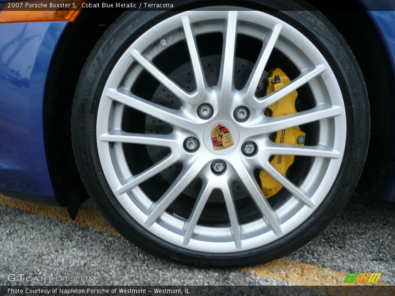 Cobalt Blue Metallic / Terracotta 2007 Porsche Boxster S