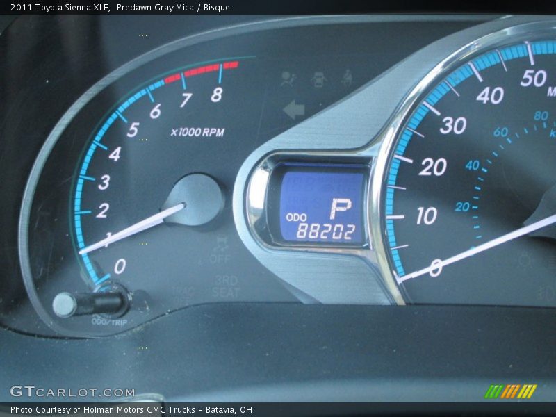 Predawn Gray Mica / Bisque 2011 Toyota Sienna XLE