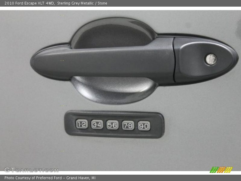 Sterling Grey Metallic / Stone 2010 Ford Escape XLT 4WD