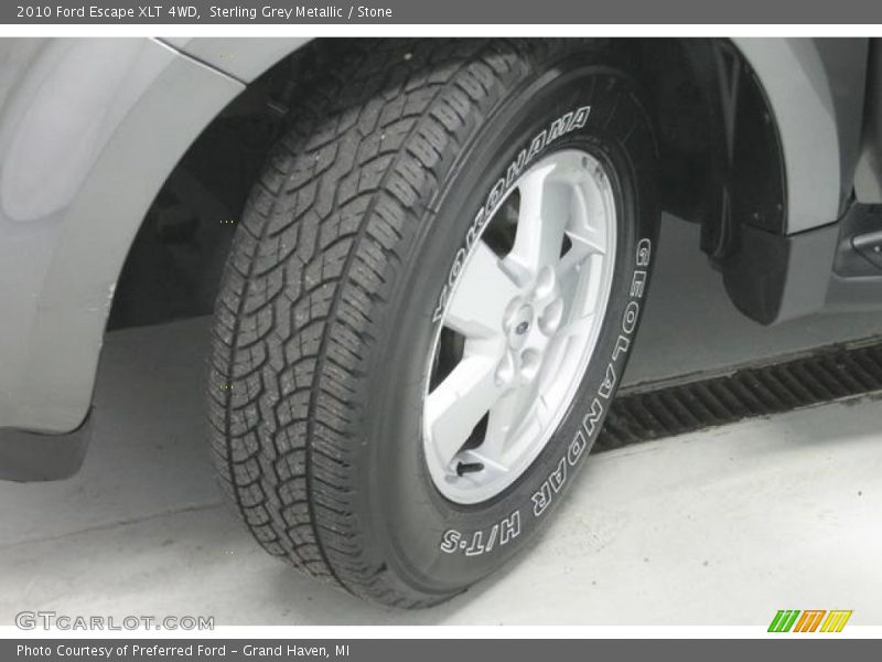 Sterling Grey Metallic / Stone 2010 Ford Escape XLT 4WD