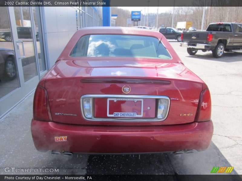 Crimson Pearl / Neutral Shale 2002 Cadillac DeVille DHS