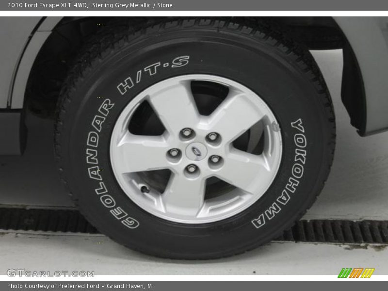 Sterling Grey Metallic / Stone 2010 Ford Escape XLT 4WD