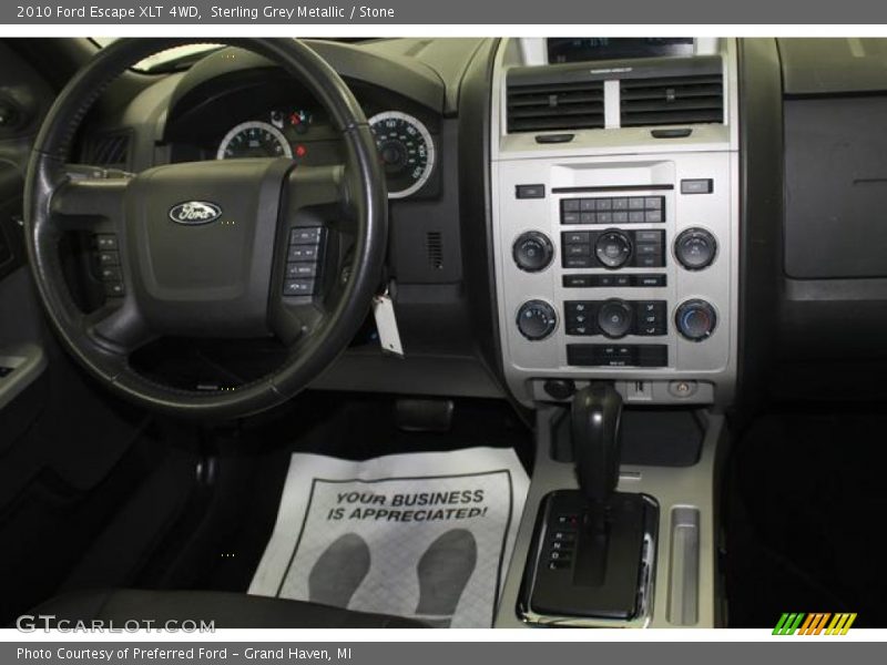 Sterling Grey Metallic / Stone 2010 Ford Escape XLT 4WD