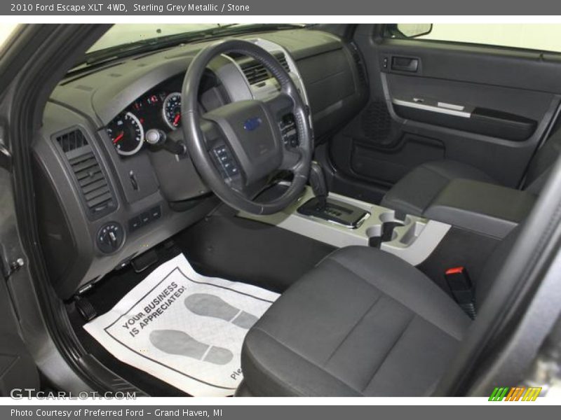 Sterling Grey Metallic / Stone 2010 Ford Escape XLT 4WD