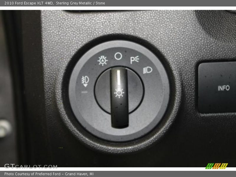 Sterling Grey Metallic / Stone 2010 Ford Escape XLT 4WD