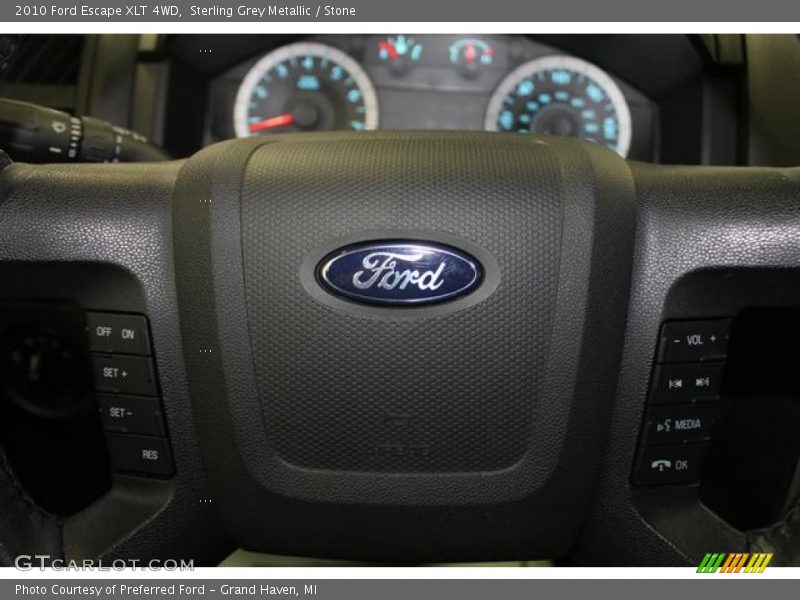 Sterling Grey Metallic / Stone 2010 Ford Escape XLT 4WD