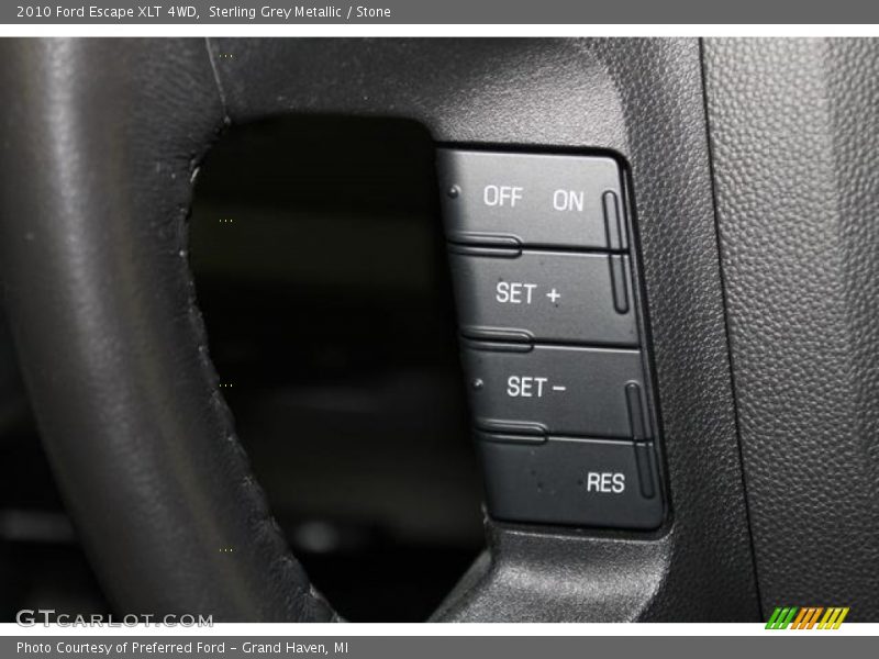 Sterling Grey Metallic / Stone 2010 Ford Escape XLT 4WD