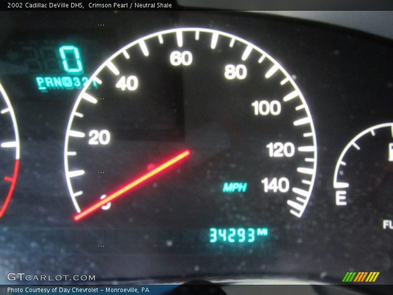 Crimson Pearl / Neutral Shale 2002 Cadillac DeVille DHS