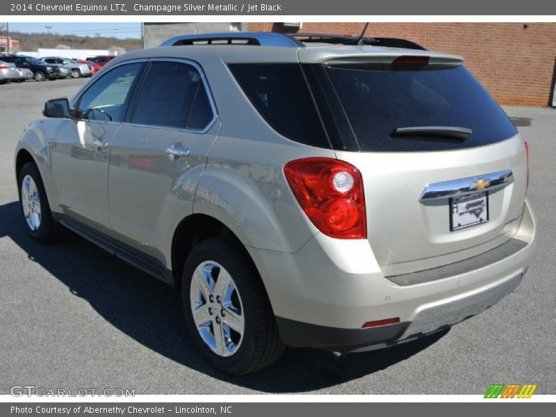 Champagne Silver Metallic / Jet Black 2014 Chevrolet Equinox LTZ