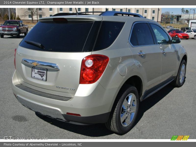 Champagne Silver Metallic / Jet Black 2014 Chevrolet Equinox LTZ