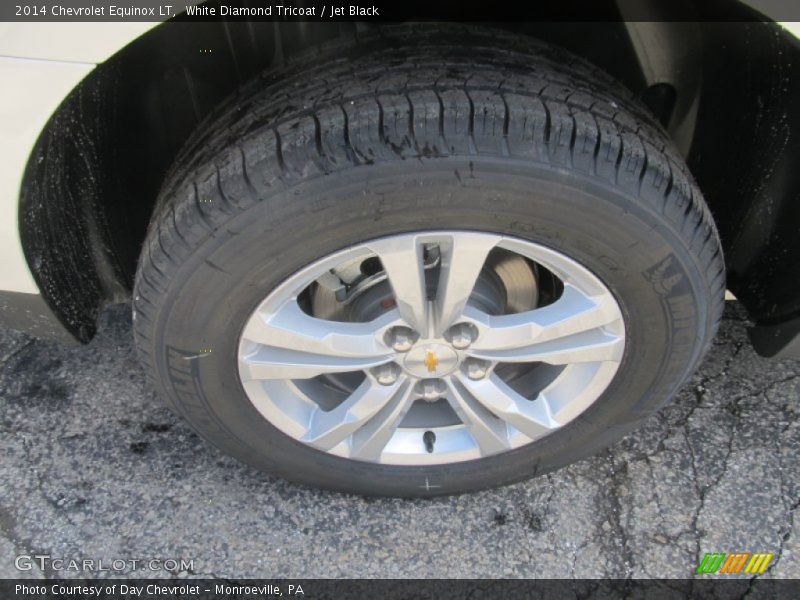 White Diamond Tricoat / Jet Black 2014 Chevrolet Equinox LT