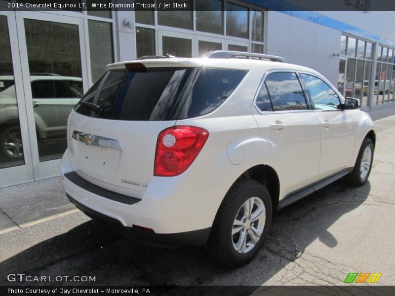 White Diamond Tricoat / Jet Black 2014 Chevrolet Equinox LT