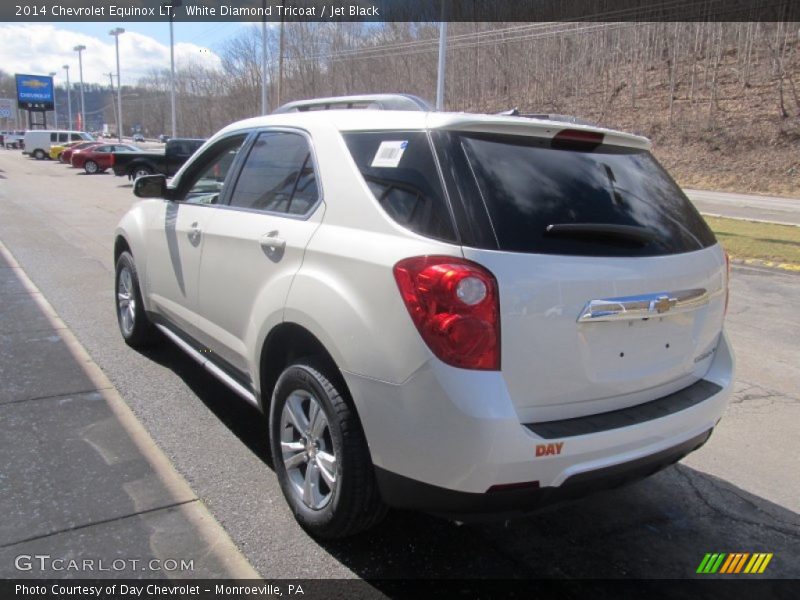White Diamond Tricoat / Jet Black 2014 Chevrolet Equinox LT
