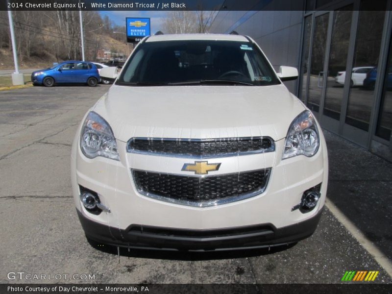 White Diamond Tricoat / Jet Black 2014 Chevrolet Equinox LT