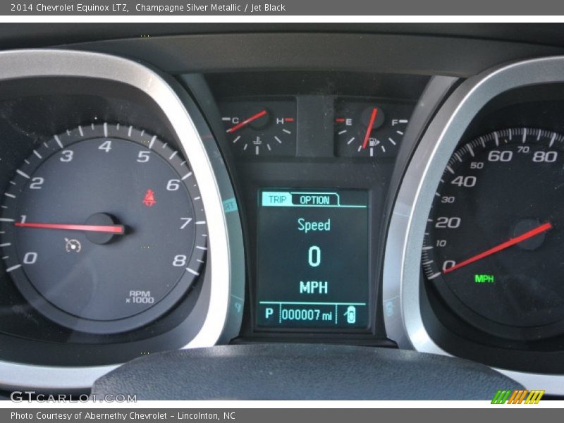 Champagne Silver Metallic / Jet Black 2014 Chevrolet Equinox LTZ