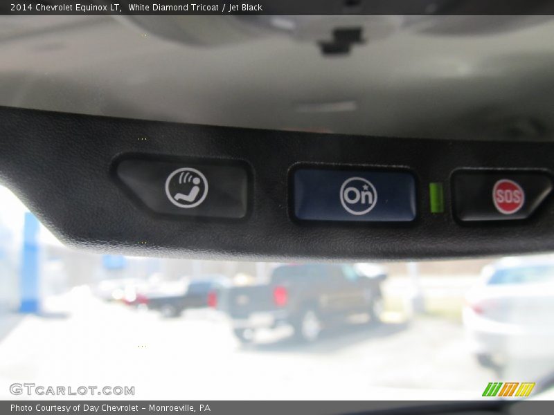 White Diamond Tricoat / Jet Black 2014 Chevrolet Equinox LT