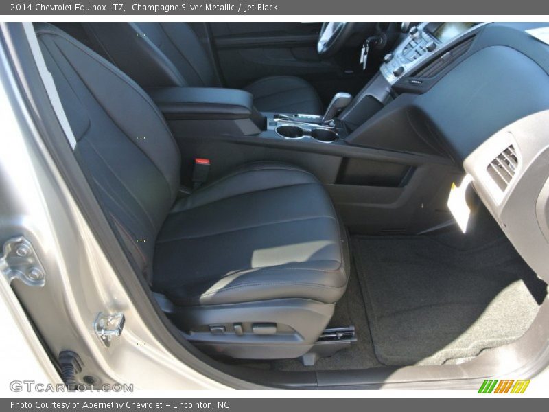 Champagne Silver Metallic / Jet Black 2014 Chevrolet Equinox LTZ