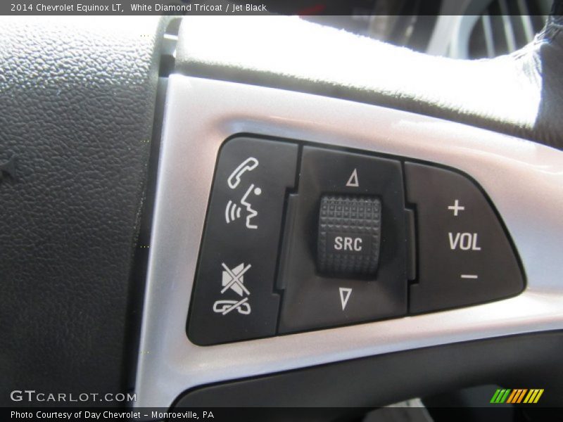 White Diamond Tricoat / Jet Black 2014 Chevrolet Equinox LT