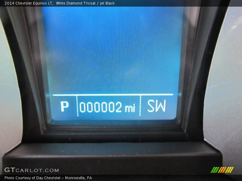 White Diamond Tricoat / Jet Black 2014 Chevrolet Equinox LT