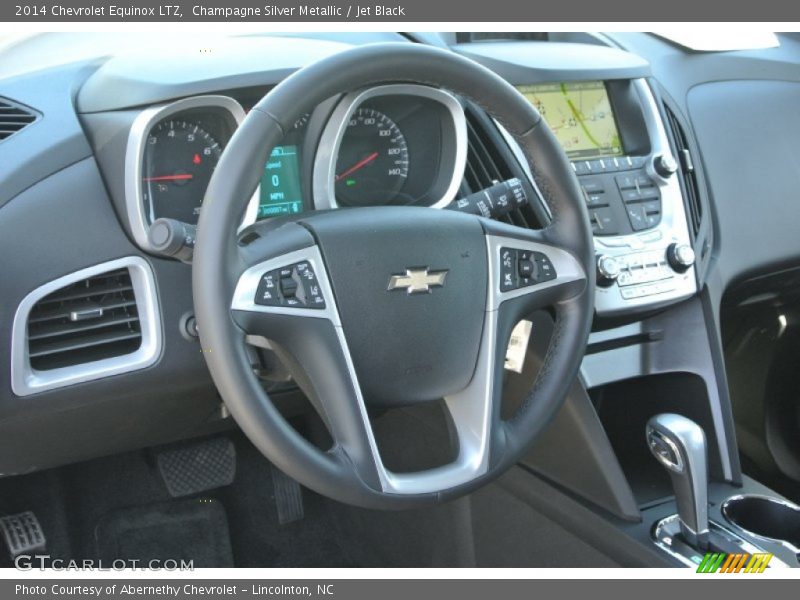 Champagne Silver Metallic / Jet Black 2014 Chevrolet Equinox LTZ