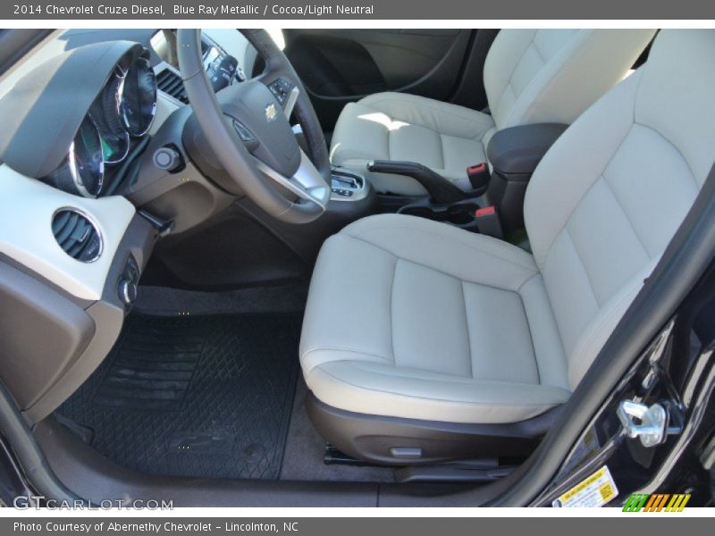 Blue Ray Metallic / Cocoa/Light Neutral 2014 Chevrolet Cruze Diesel