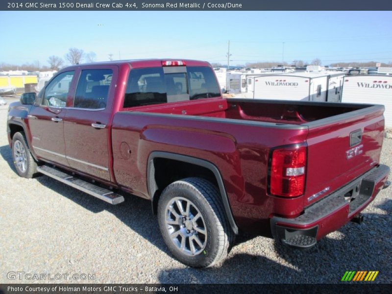 Sonoma Red Metallic / Cocoa/Dune 2014 GMC Sierra 1500 Denali Crew Cab 4x4