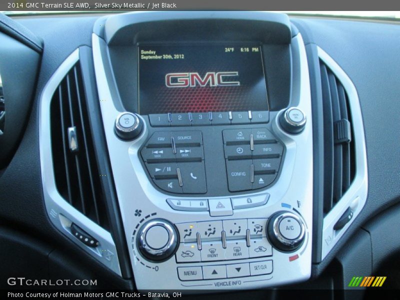 Silver Sky Metallic / Jet Black 2014 GMC Terrain SLE AWD