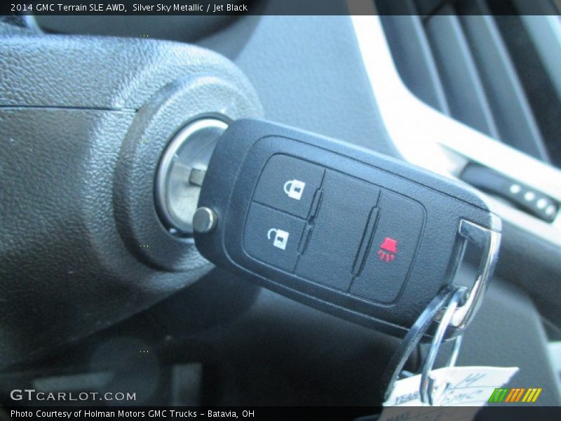 Silver Sky Metallic / Jet Black 2014 GMC Terrain SLE AWD