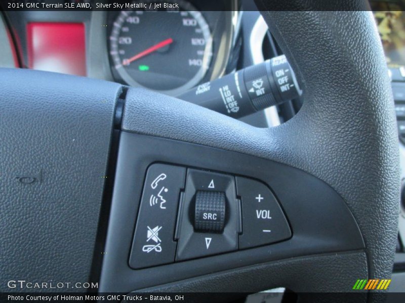 Silver Sky Metallic / Jet Black 2014 GMC Terrain SLE AWD