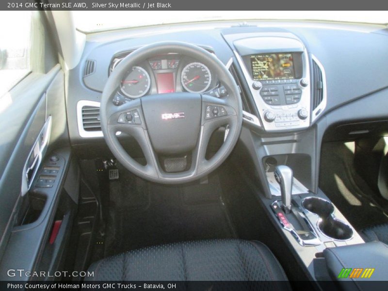 Silver Sky Metallic / Jet Black 2014 GMC Terrain SLE AWD